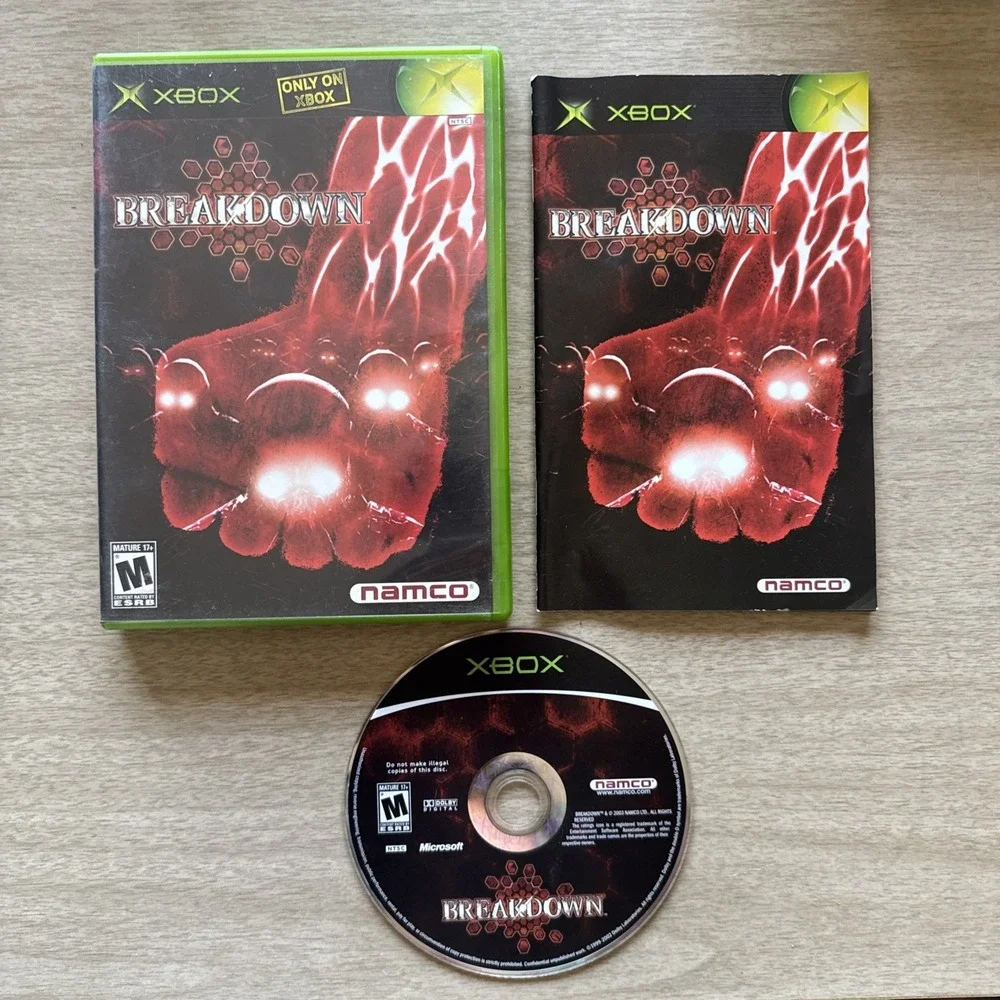 Breakdown Microsoft Xbox 2004 CIB Namco